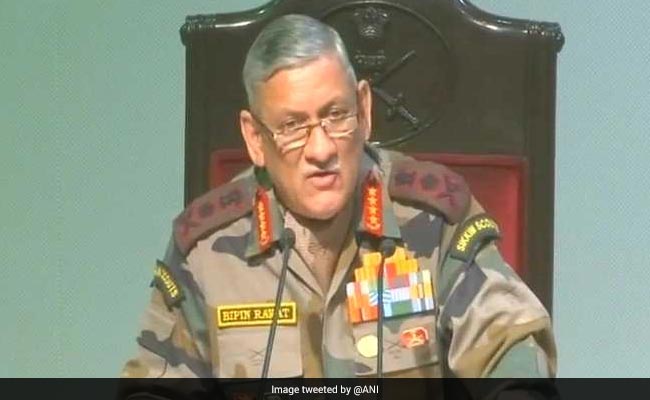 Won't Allow Anti-India Activities In Kashmir: General Bipin Rawat