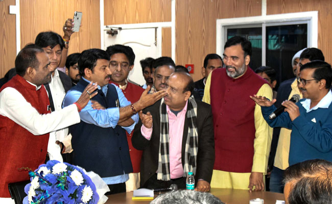 BJP Alleges Heckling At Meeting With Arvind Kejriwal, Police Case Filed