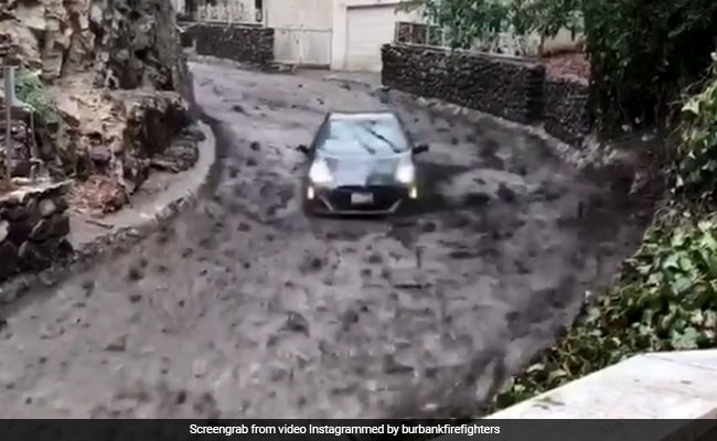 'Barely Made It Out' Says Couple Who Raced Car Out Of Mudslide. Watch