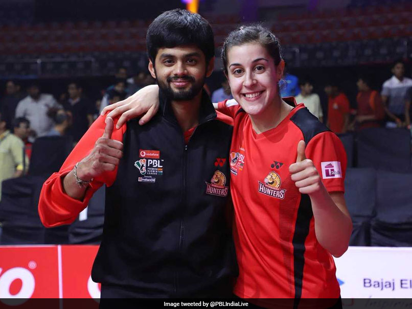 Premier Badminton League: Carolina Marin, Sai Praneeth Carry Hyderabad Hunters In Tournament Final