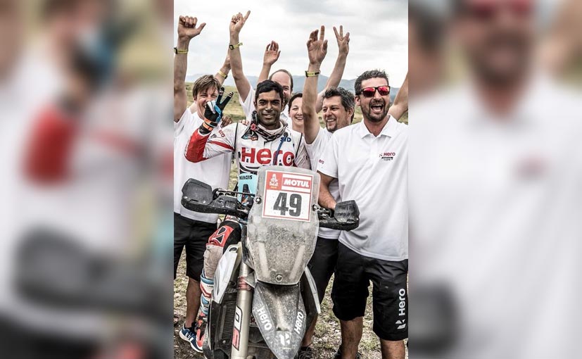 The Indian teams at Dakar 2018 Sherco TVS and Hero MotoSports put up a brilliant effort to bring its bikes home in the final stage of the rally with Hero's Oriol Mena making his debut in the race this year while CS Santosh participated it for the fourth year. The solo rider from Sherco TVS, Joan Pedrero finished 11th overall, a career best finish.
