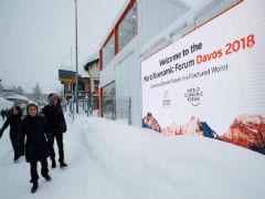 Heavy Snow Humbles The Global Elite At Davos Summit