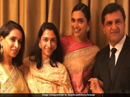 Deepika Padukone, Mom And Sister Attend Prakash Padukone's Award Ceremony In Delhi Deepika Padukone, Mom And Sister Attend Prakash Padukone's Award Ceremony In Delhi