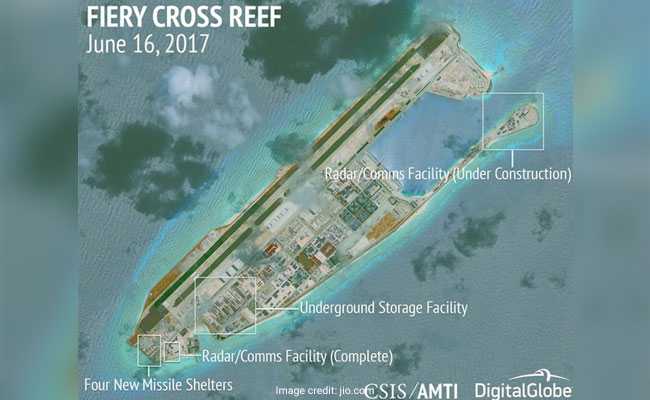 Philippines To Protest To China Over Apparent Airbase On Manmade Island