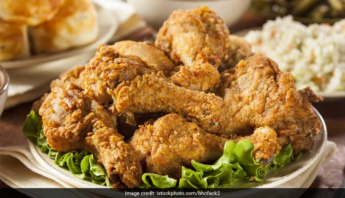 fried chicken drumstick kfc