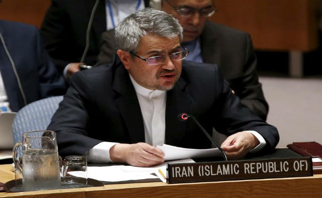 Iran's UN Ambassador Says Government Has Evidence Violence 'Directed From Abroad'