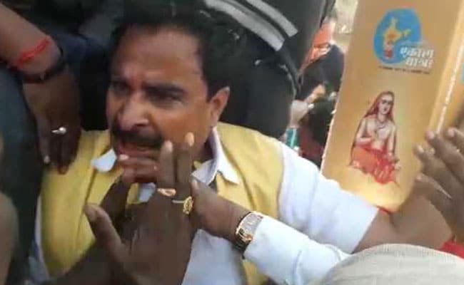 Amid BJP Footmarch In Madhya Pradesh, 2 Lawmakers Scuffle, Get Filmed