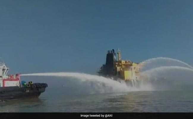 No Oil Spill From Fire-Hit Vessel Off Gujarat Coast, Operations On To Douse Blaze: Official