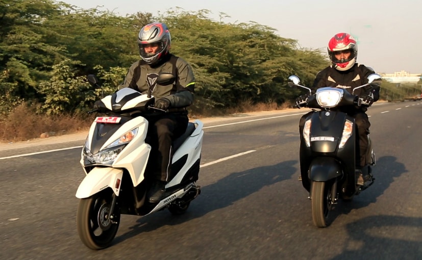 honda grazia vs suzuki access comparison review