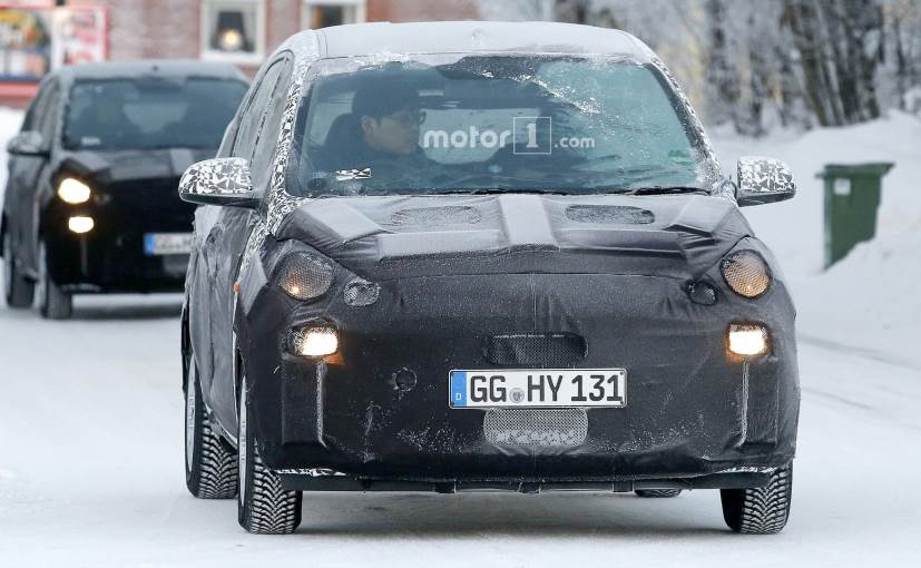 Hyundai Santro Caught Testing In Europe