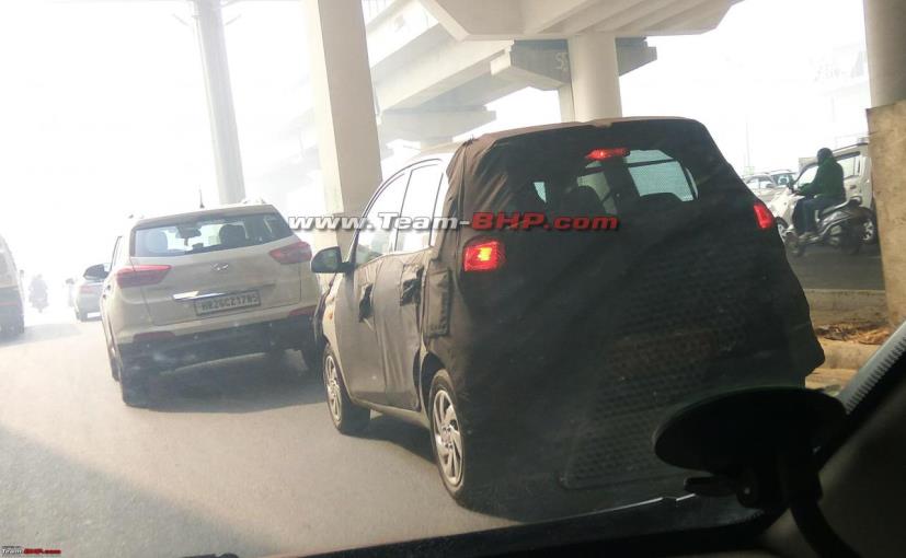 2018 Hyundai Santro Caught Testing Again Ahead Of Official Debut