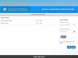 IBPS Specialist Officer Prelims Result Declared IBPS Specialist Officer Prelims Result Declared