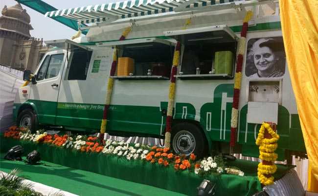 Bengaluru Gets 18 Indira Canteens On Wheels, Equipped With CCTV Cameras