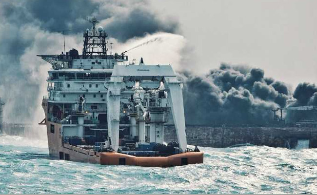 China Rescuers Recover Two Bodies, Black Box From Iranian Tanker Which Caught Fire