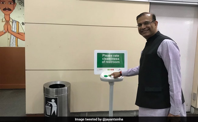 Union Minister Jayant Sinha Conducts Surprise Inspection At City Airport