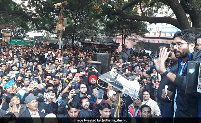 'Yuva Hunkaar Rally' Highlights: 'We Only Want To Save Our Constitution', Says Jignesh Mevani