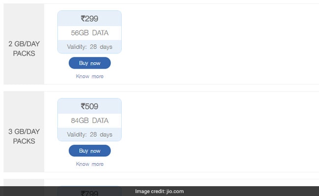 jio prepaid recharge plan