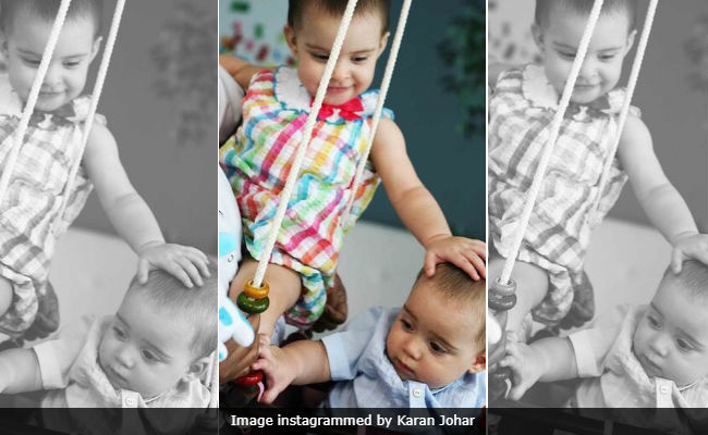 Karan Johar's Pic Of Daughter Roohi Showing 'Sister Love' To Little Yash Will Melt Your Heart