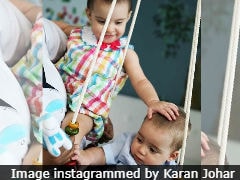 Karan Johar's Pic Of Daughter Roohi Showing 'Sister Love' To Little Yash Will Melt Your Heart