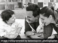 Karan Kapoor Posted This Pic Of Taimur With Parents Kareena And Saif Ali Khan