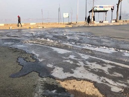 At Minus 6 Degrees,Coldest Night In Srinagar; Dal Lake Partially Frozen At Minus 6 Degrees,Coldest Night In Srinagar; Dal Lake Partially Frozen