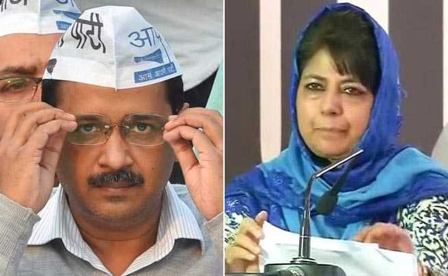 Mehbooba Mufti Speaks To Arvind Kejriwal About Attack On Group Of Kashmiris