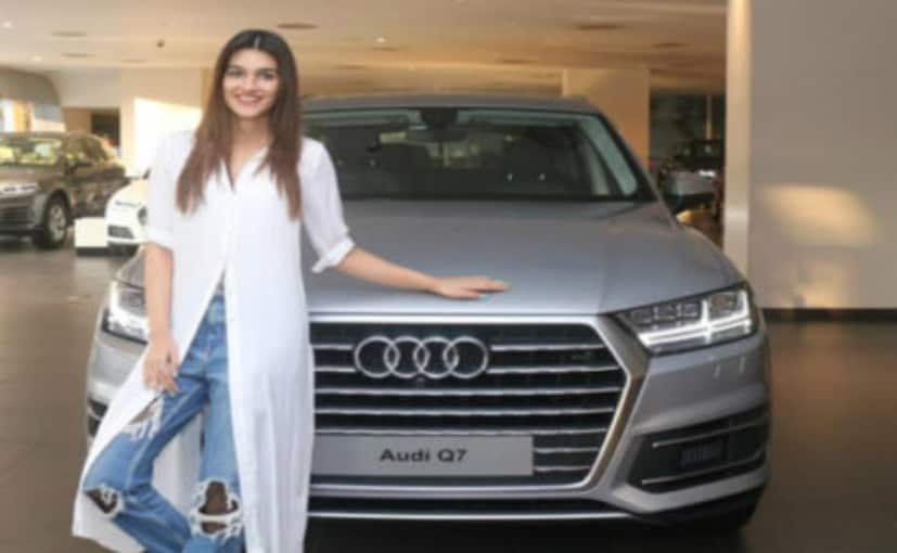 kriti sanon audi q7 suv