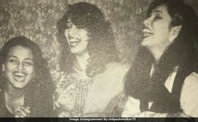 Madhuri Dixit And Umm... Brownie Points If You Recognise The Other Two Actresses