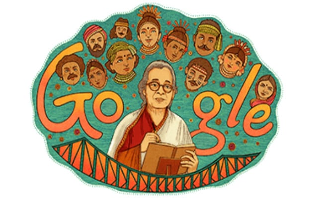 mahasweta devi google doodle, mahasweta devi, Google Doodle, mahasweta devi books free download, mahasweta devi books, mahasweta devi books list