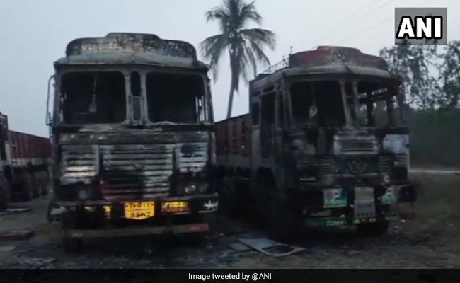 Maoists Kill 1 In Telangana, Set Vehicles On Fire In Chhattisgarh