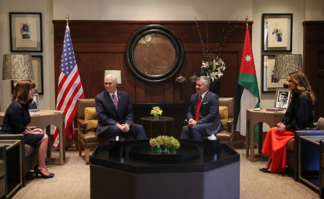 Jordan's King Abdullah Tells Mike Pence Of Concern Over Jerusalem