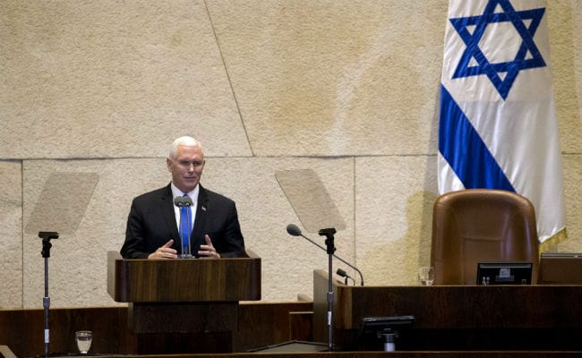 Amid Protest, Mike Pence In Jerusalem Pledges Embassy Move By End Of 2019