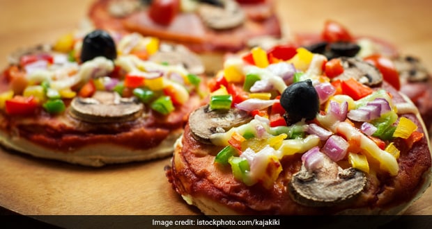 mini mashroom pizza