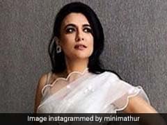 The White <i>Saree</i> From Sridevi's Chandni Goes Modern - Seen On Mini Mathur