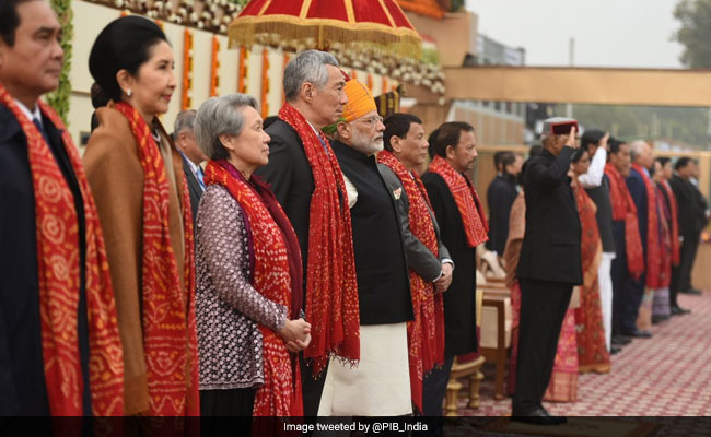 modi republic day 2018