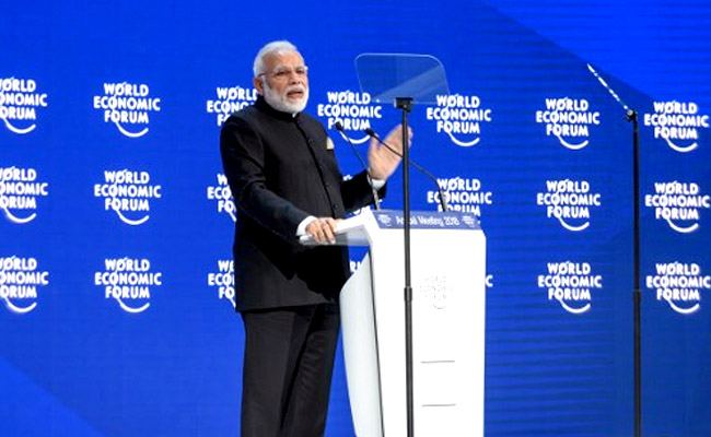 At Davos, PM Modi Invokes Rabindranath Tagore, Calls "Soft Power Our Real Power"