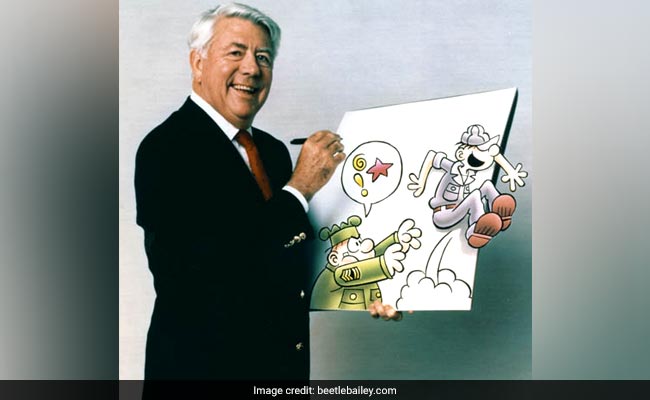 Mort Walker, Whose 'Beetle Bailey' Was A Comic-Page Staple For Decades, Dies at 94