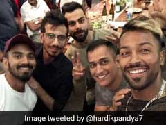 MS Dhoni Parties With Virat Kohli After 3rd Test Win