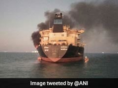 Major Fire On Oil Tanker Anchored Off Gujarat Coast, Crew Rescued