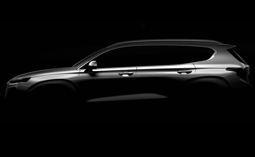 The Hyundai Santa Fe has always been the flagship SUV offering for the Korean automaker and has done well in markets like Europe and North America. Launched originally in 2000, the first generation Santa Fe was Hyundai's first ever SUV and has been made in three generations with the second and third sold in India too. The current Santa Fe (3rd Gen) has been on sale since 2013 and received a mild facelift internationally in late 2016. And now, Hyundai has teased the brand new 4th Gen Santa Fe officially for the first time before its global unveil due later this year.