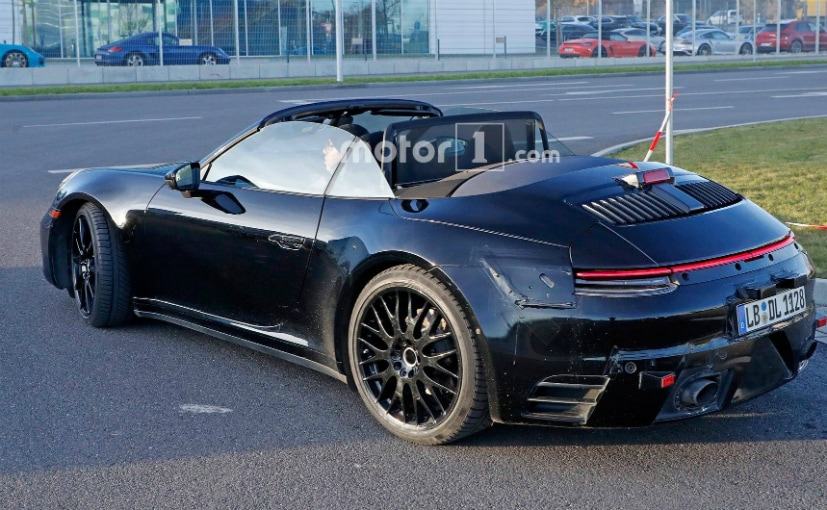 new porsche 911 cabriolet spied