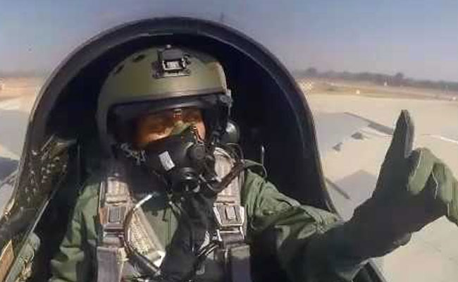 Defence Minister Sitharaman Flies In Sukhoi Jet In 45-Minute Sortie