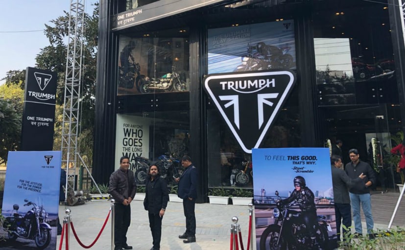 Triumph Motorcycles Opens India's 15th Dealership In Gurugram Triumph Motorcycles Opens India's 15th Dealership In Gurugram