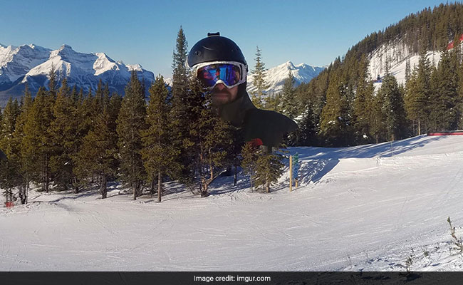 No, That's Not A Giant In The Snow. Hilarious Panorama Fail Goes Viral