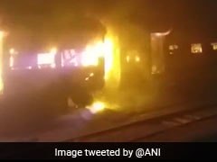 Massive Fire On 4 Coaches Of Patna-Mokama Passenger Train; No One Was Injured