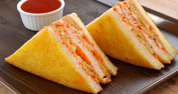 Pea and Potato Sandwich