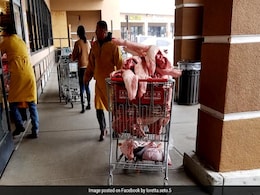 Photos Of Raw Pork Being Carted Into US Store Spark Furore, Probe Ordered Photos Of Raw Pork Being Carted Into US Store Spark Furore, Probe Ordered
