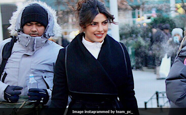 Priyanka Chopra Shrugs Off Winter Chills In Style For <i>Quantico</i>. See Pics