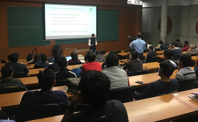 IIM Ahmedabad Hosts Treebo Founder Rahul Chaudhary