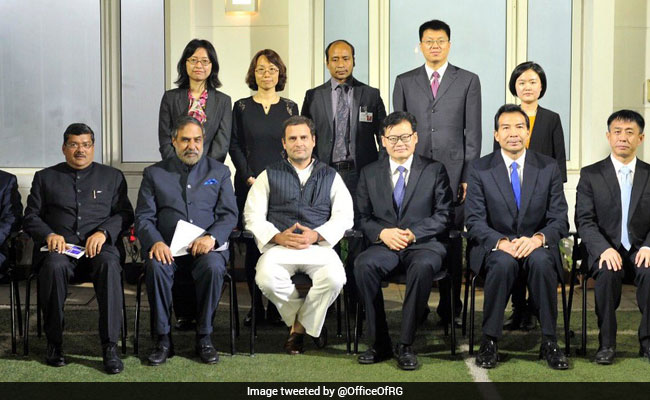 Rahul Gandhi Meets Delegation Of Communist Party of China